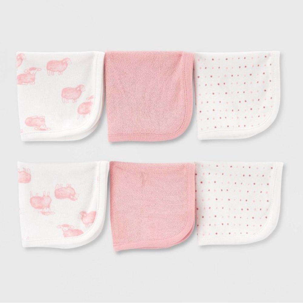 Carter’s 6pack Washcloth Set